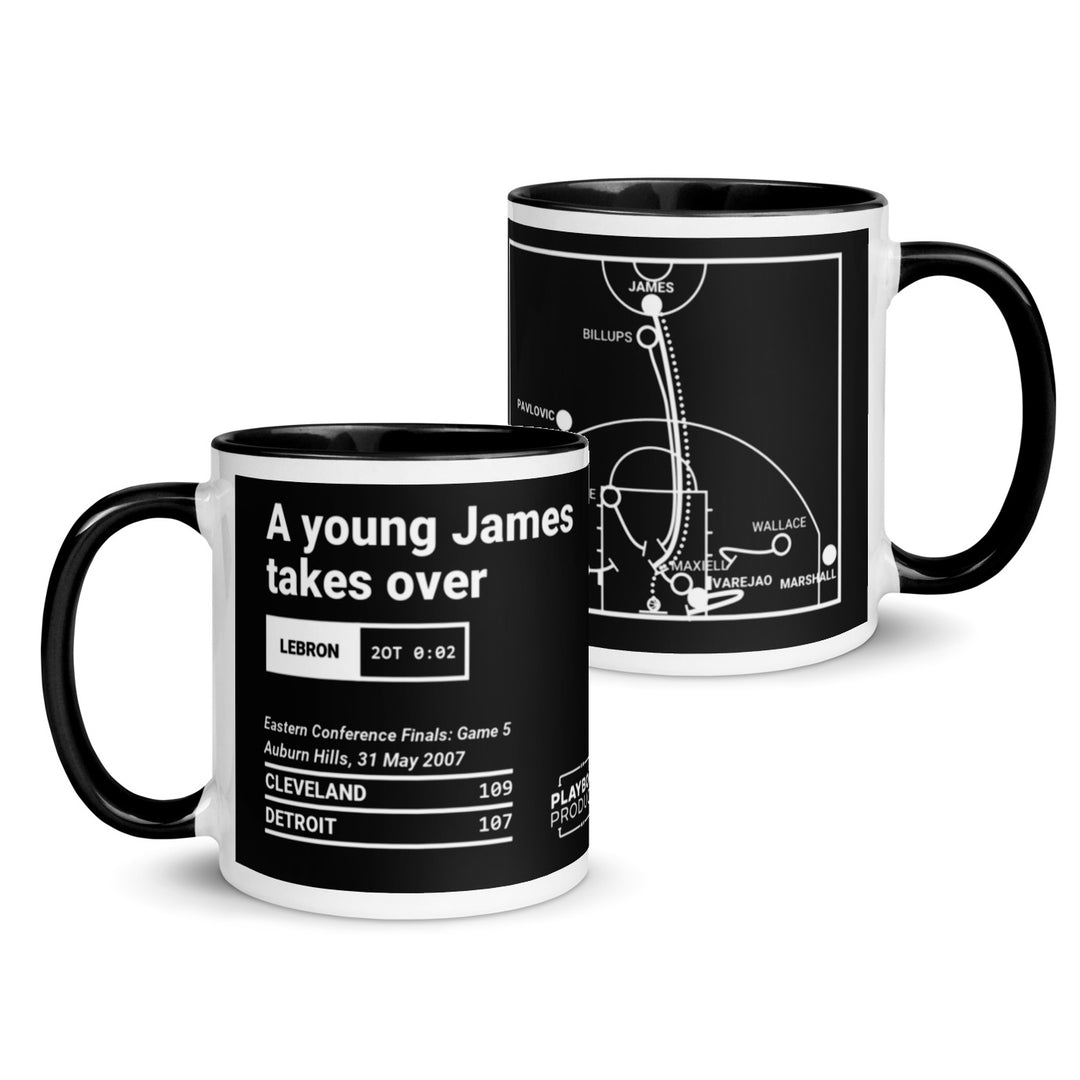 Cleveland Cavaliers Greatest Plays Mug: A young James takes over (2007)