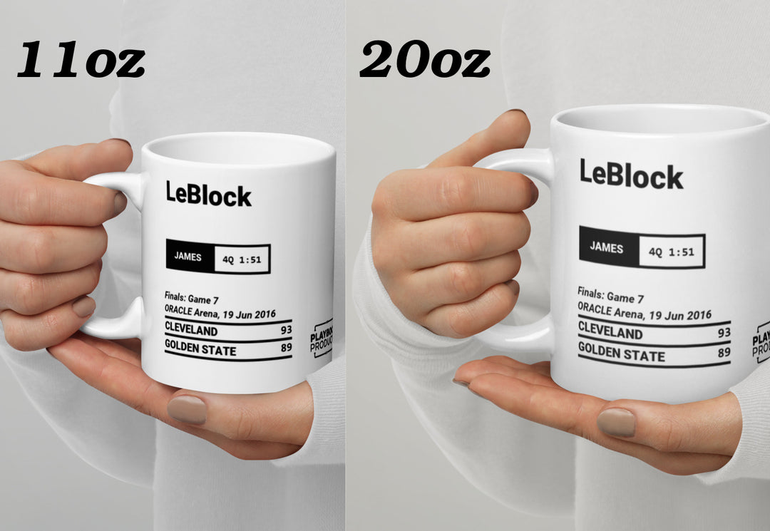 Cleveland Cavaliers Greatest Plays Mug: LeBlock (2016)