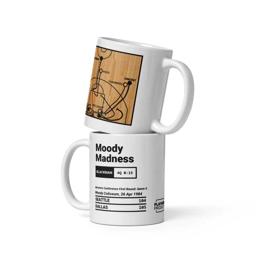 Dallas Mavericks Greatest Plays Mug: Moody Madness (1984)