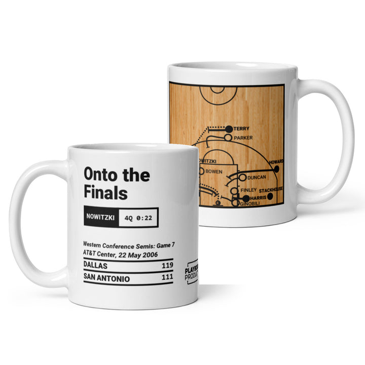 Dallas Mavericks Greatest Plays Mug: Onto the Finals (2006)