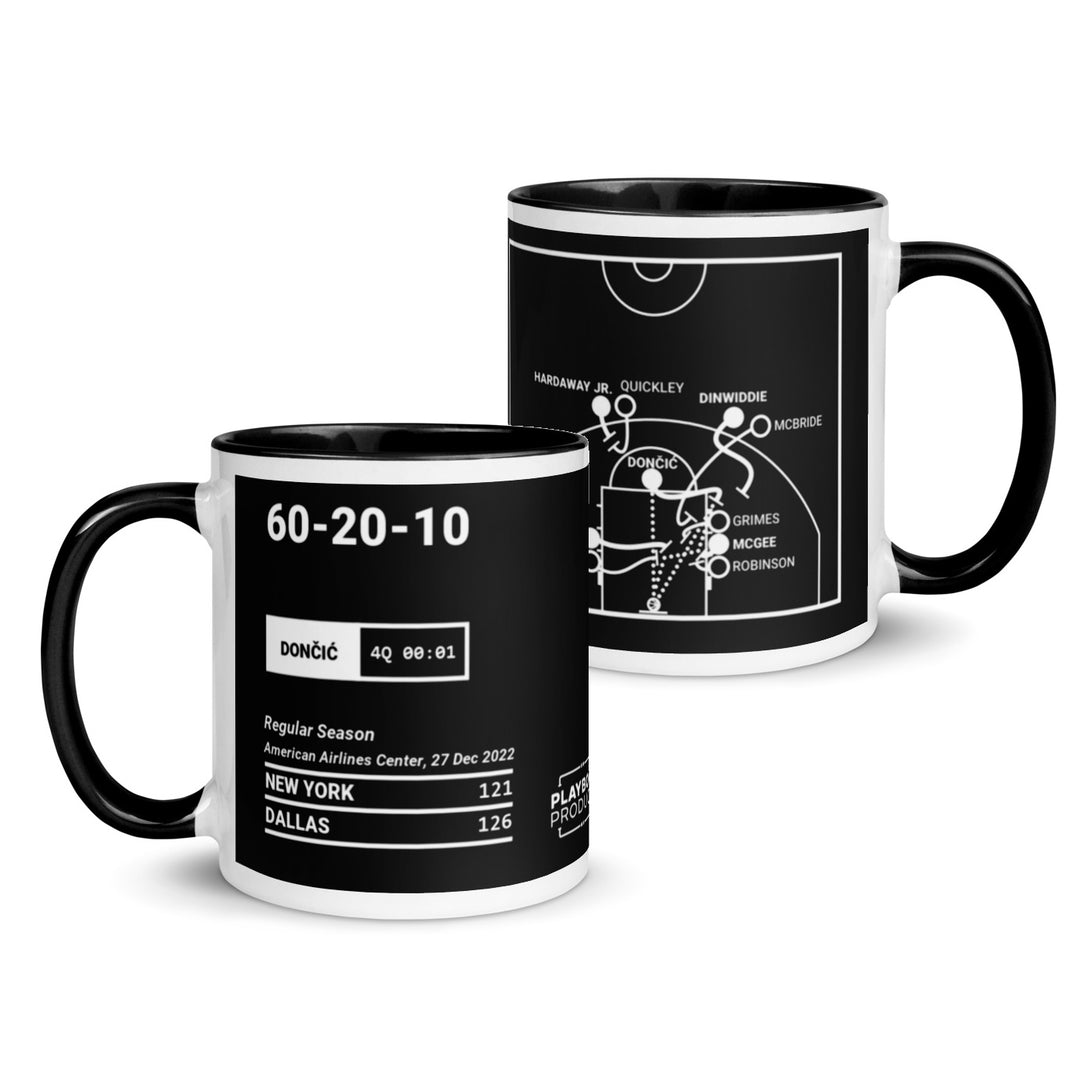 Dallas Mavericks Greatest Plays Mug: 60-20-10 (2022)