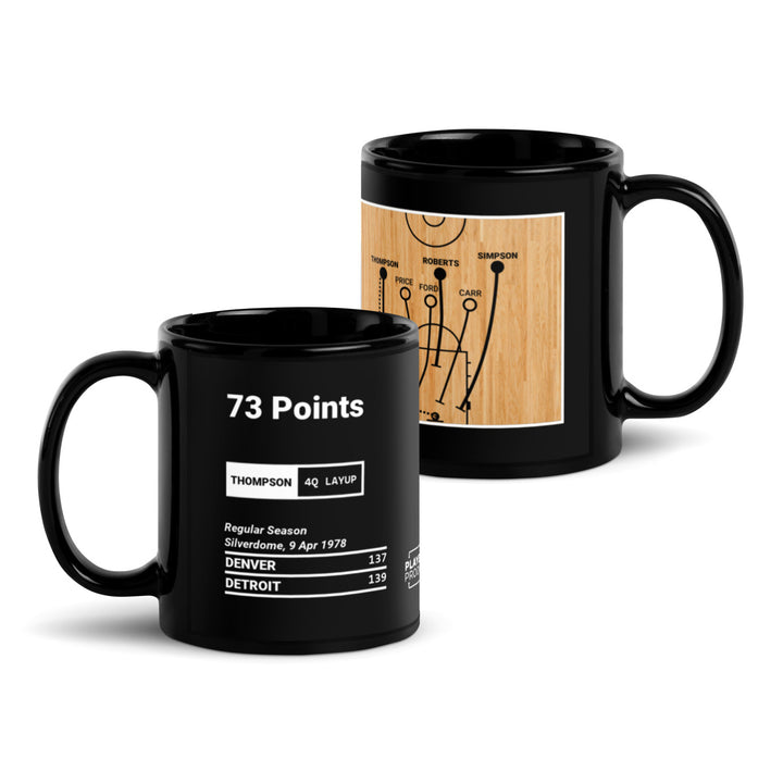 Denver Nuggets Greatest Plays Mug: 73 Points (1978)