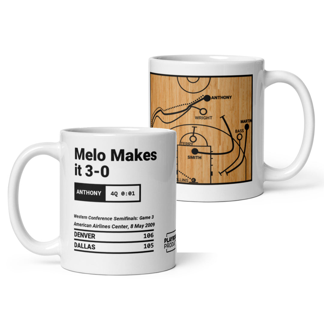 Denver Nuggets Greatest Plays Mug: Melo Makes it 3-0 (2009)