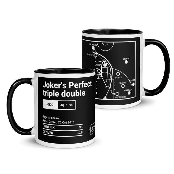 Denver Nuggets Greatest Plays Mug: Joker's Perfect triple double (2018)