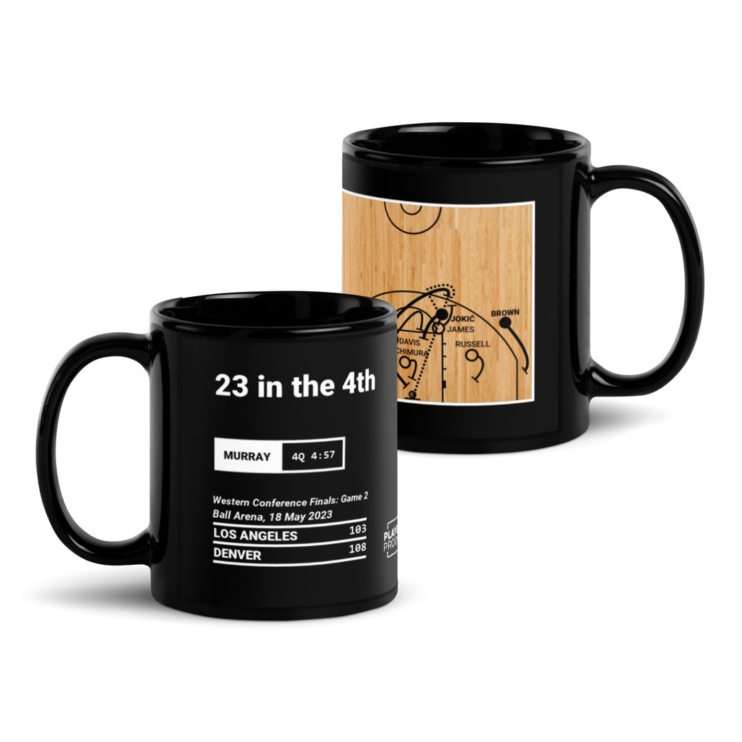 Denver Nuggets Greatest Plays Mug: 23 in the 4th (2023)