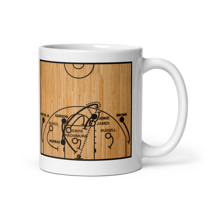 Denver Nuggets Greatest Plays Mug: 23 in the 4th (2023)