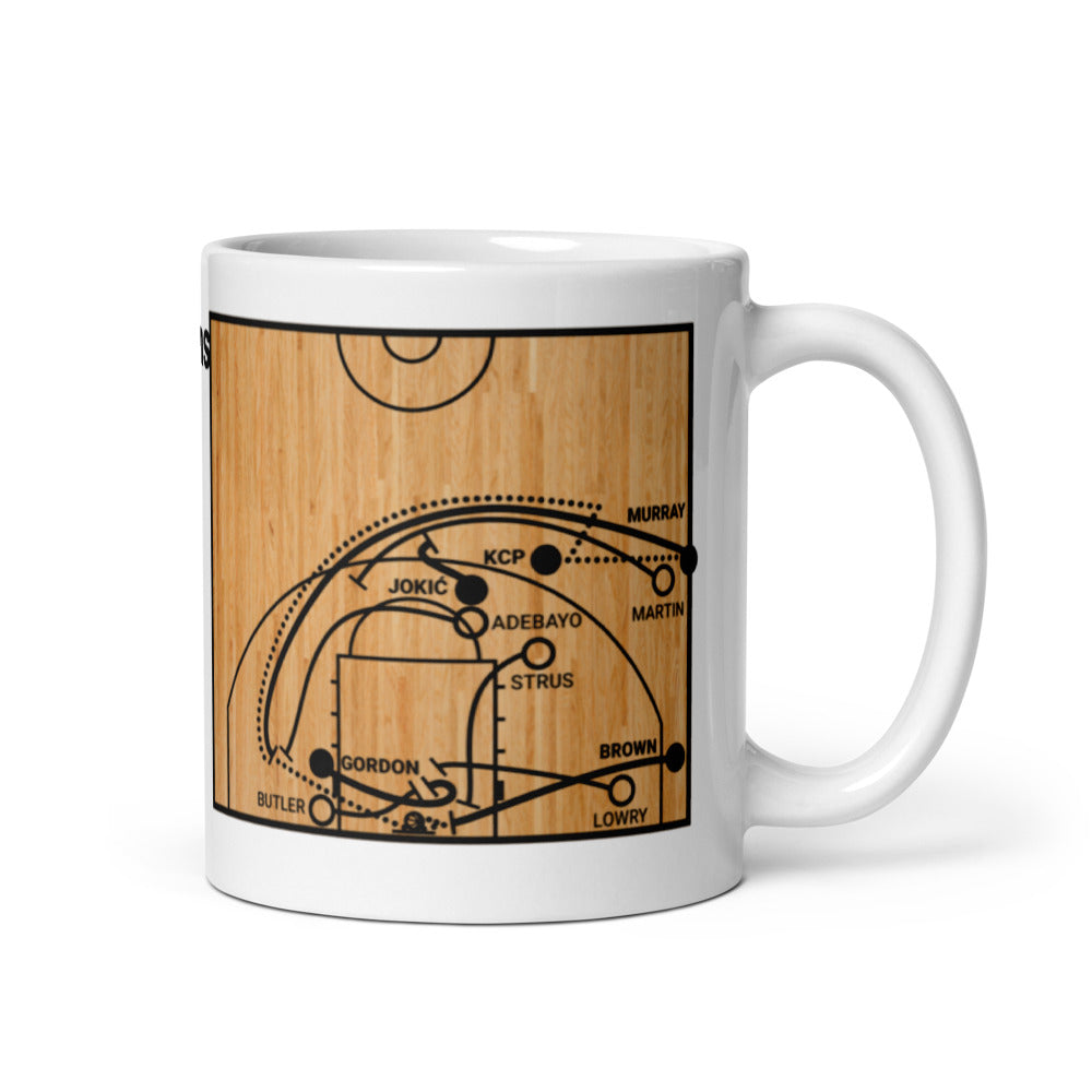 Denver Nuggets Greatest Plays Mug: Denver are Champions The Putback (2023)