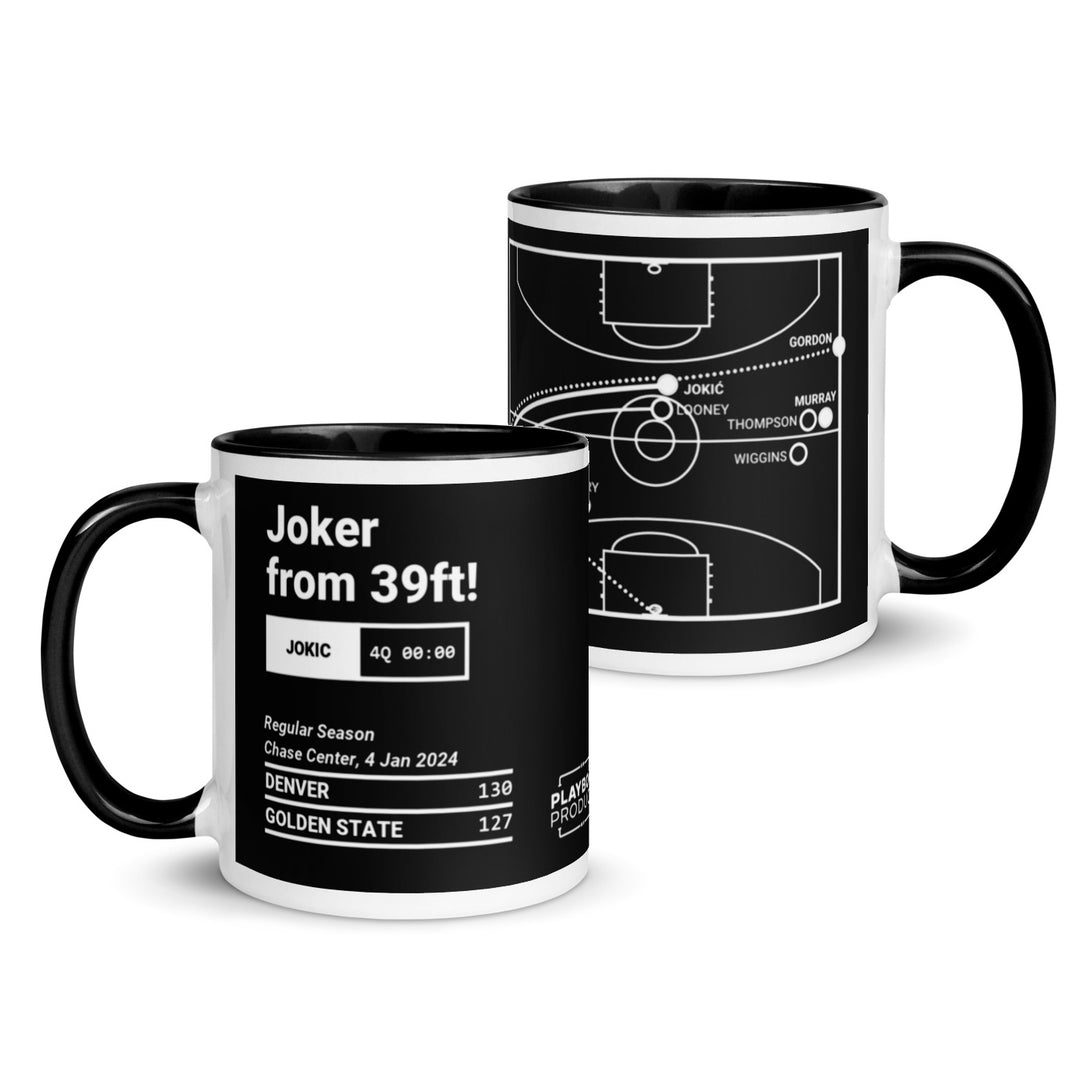 Denver Nuggets Greatest Plays Mug: Joker from 39ft! (2024)