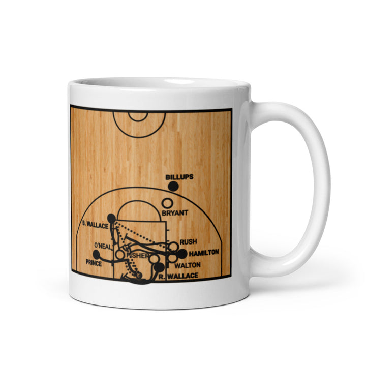 Detroit Pistons Greatest Plays Mug: Third championship (2004)