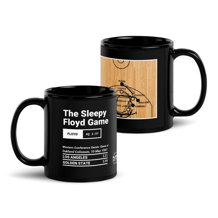 Golden State Warriors Greatest Plays Mug: The Sleepy Floyd Game (1987)