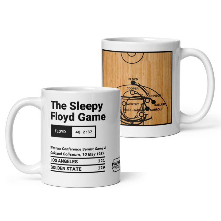 Golden State Warriors Greatest Plays Mug: The Sleepy Floyd Game (1987)