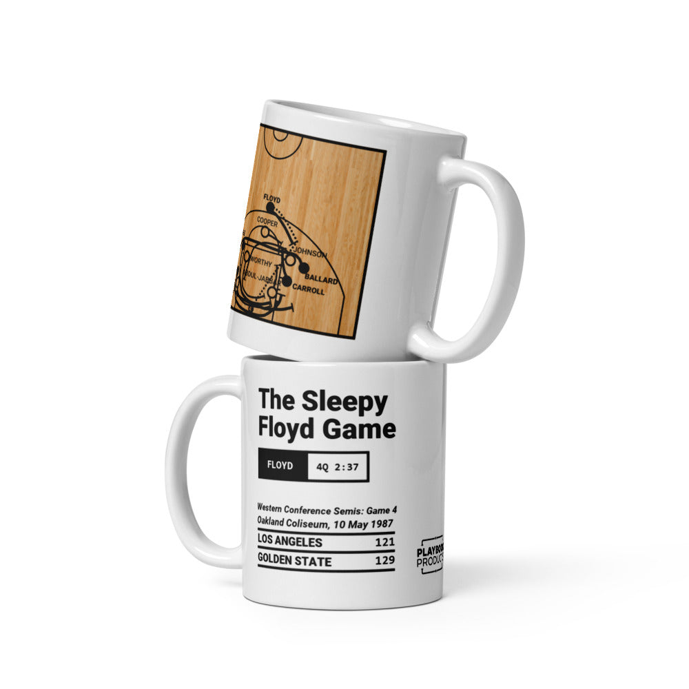 Golden State Warriors Greatest Plays Mug: The Sleepy Floyd Game (1987)