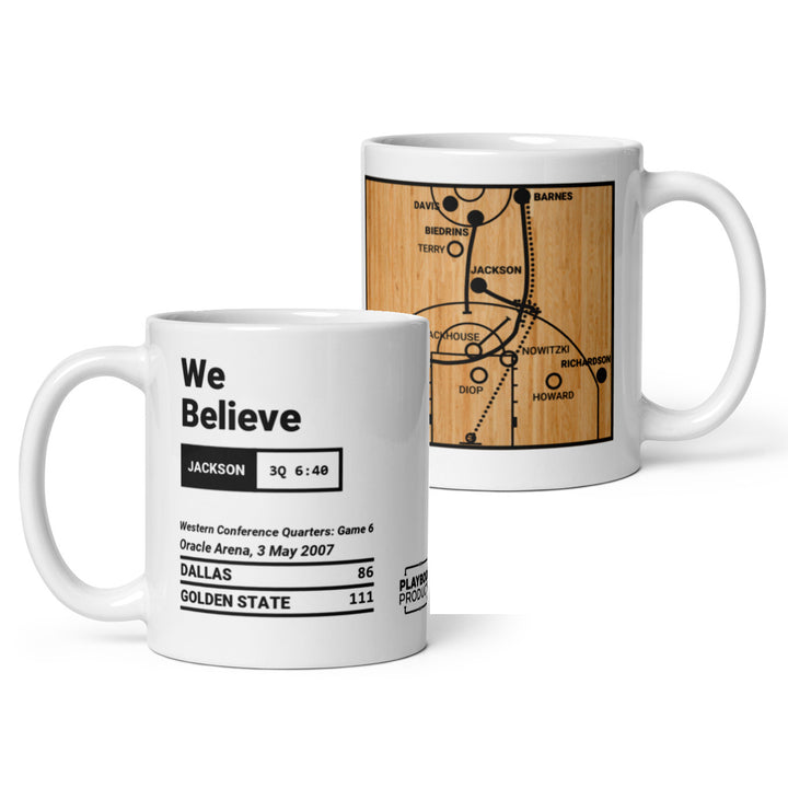Golden State Warriors Greatest Plays Mug: We Believe (2007)