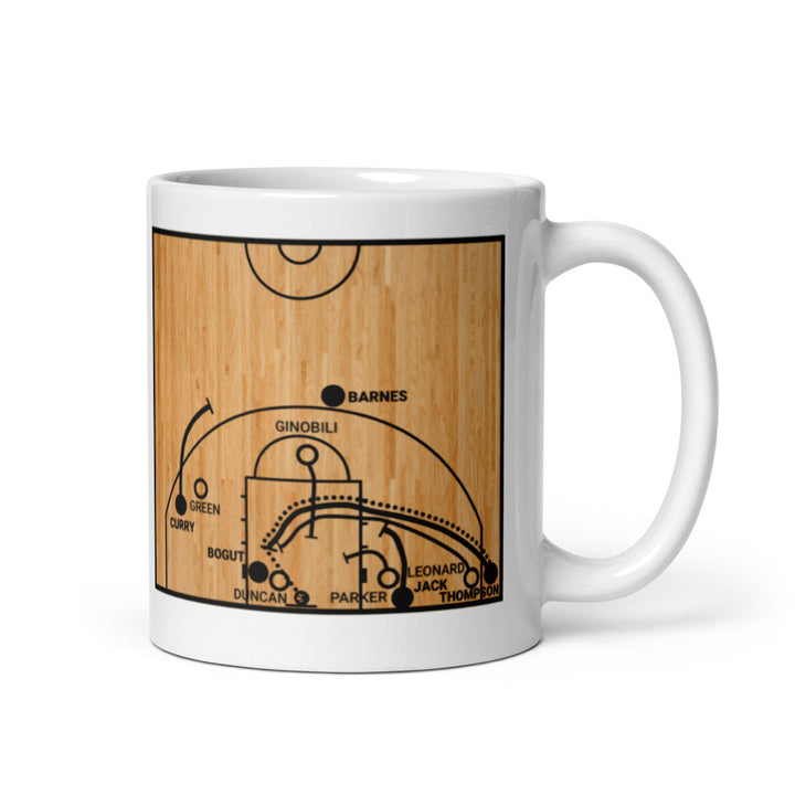 Golden State Warriors Greatest Plays Mug: Thompson for the tie (2013)