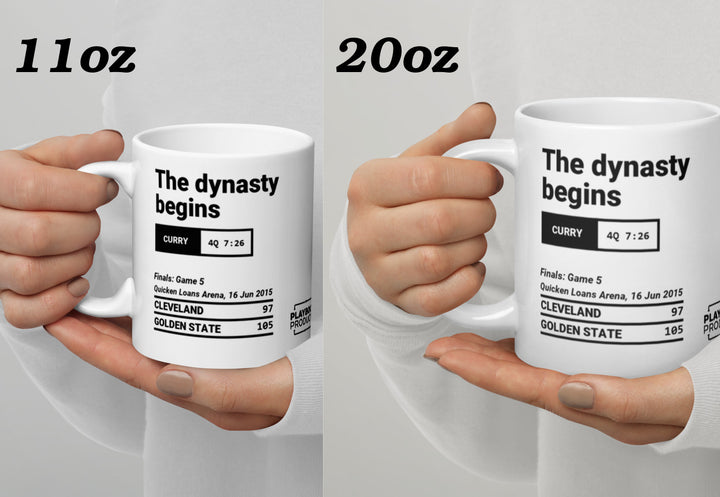 Golden State Warriors Greatest Plays Mug: The dynasty begins (2015)