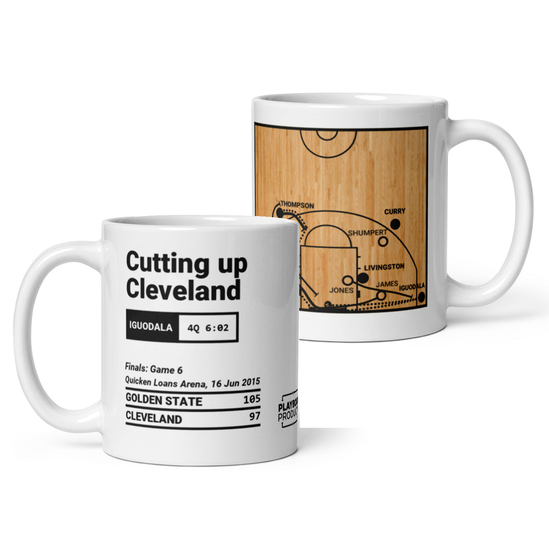 Golden State Warriors Greatest Plays Mug: Cutting up Cleveland (2015)