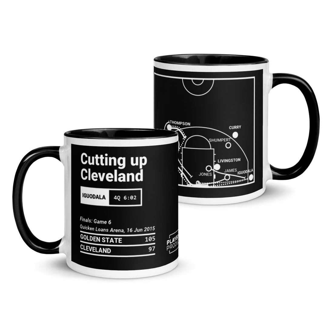 Golden State Warriors Greatest Plays Mug: Cutting up Cleveland (2015)