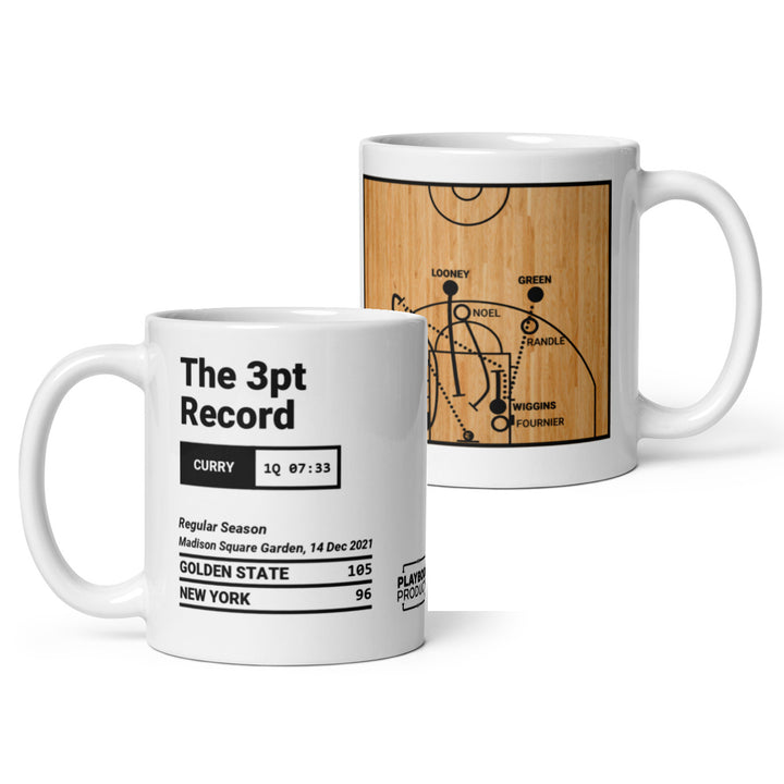 Golden State Warriors Greatest Plays Mug: The 3pt Record (2021)