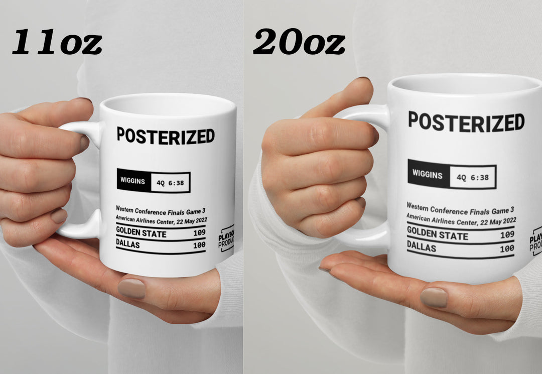 Golden State Warriors Greatest Plays Mug: POSTERIZED (2022)