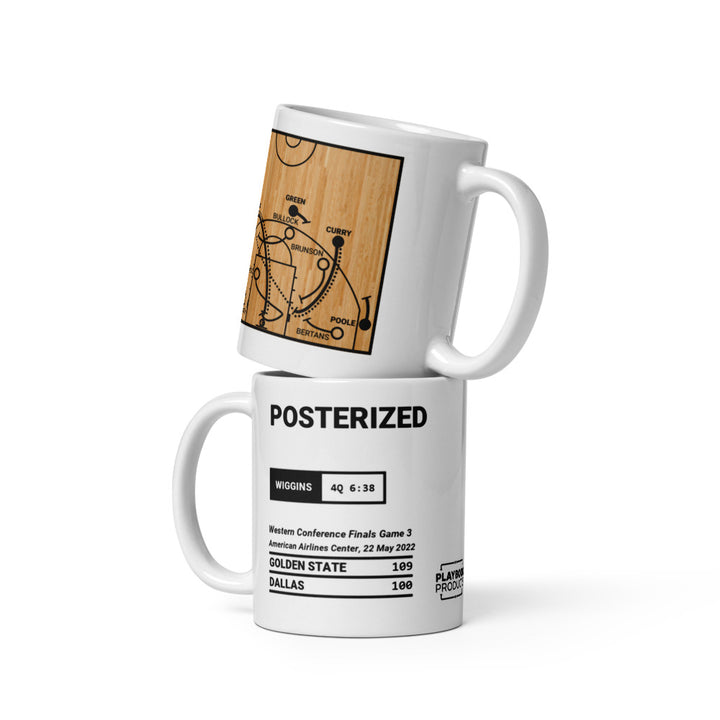 Golden State Warriors Greatest Plays Mug: POSTERIZED (2022)