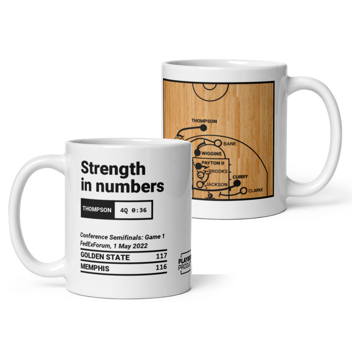 Golden State Warriors Greatest Plays Mug: Strength in numbers (2022)