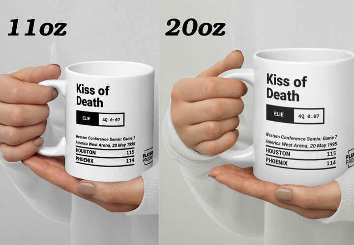 Houston Rockets Greatest Plays Mug: Kiss of Death (1995)