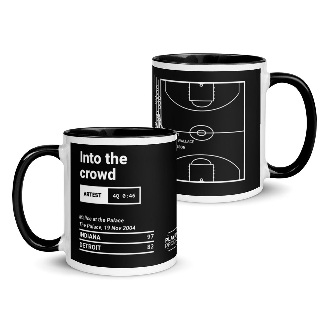 Oddest Pacers Plays Mug: Into the crowd (2004)