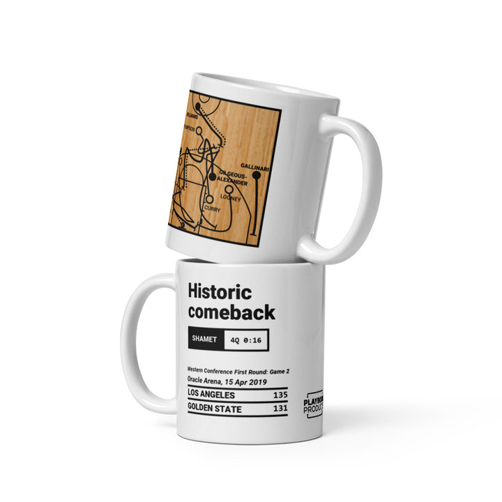 LA Clippers Greatest Plays Mug: Historic comeback (2019)