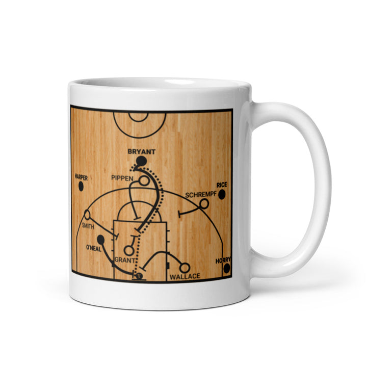 Los Angeles Lakers Greatest Plays Mug: Kobe to Shaq (2000)