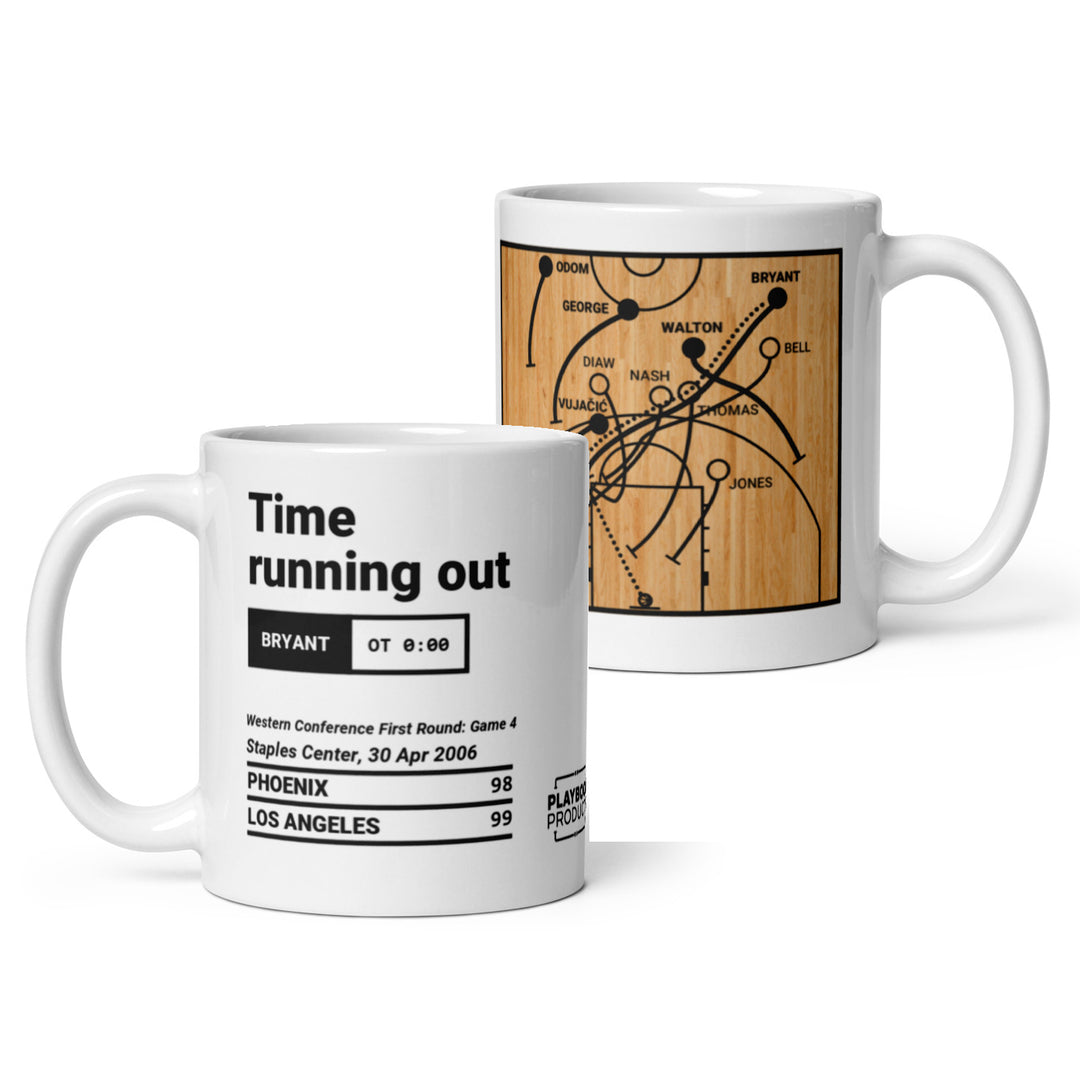 Los Angeles Lakers Greatest Plays Mug: Time running out (2006)