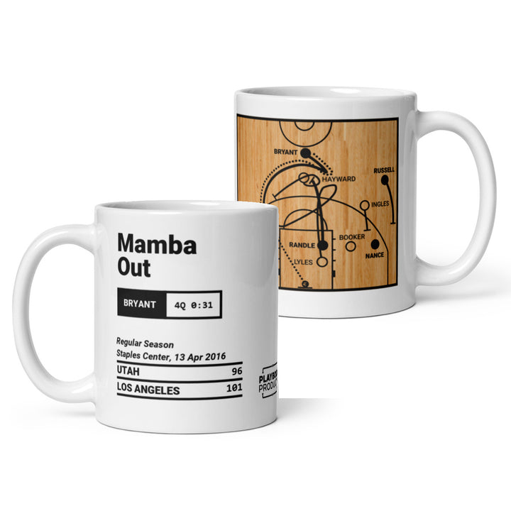 Los Angeles Lakers Greatest Plays Mug: Mamba Out (2016)