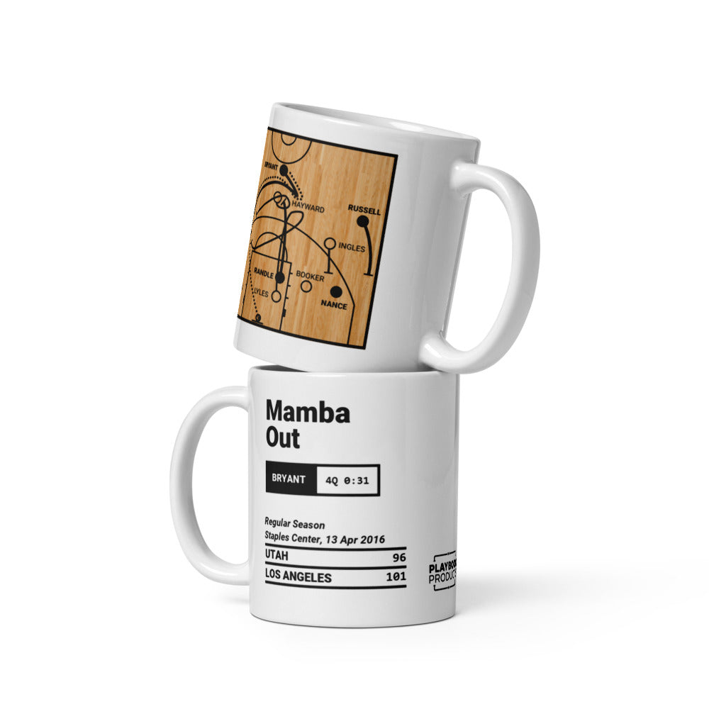 Los Angeles Lakers Greatest Plays Mug: Mamba Out (2016)