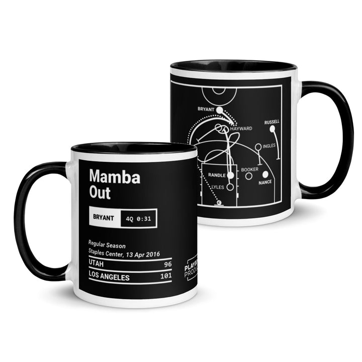 Los Angeles Lakers Greatest Plays Mug: Mamba Out (2016)