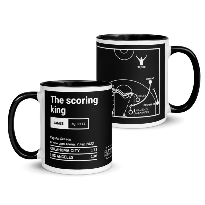 Los Angeles Lakers Greatest Plays Mug: The scoring king (2023)
