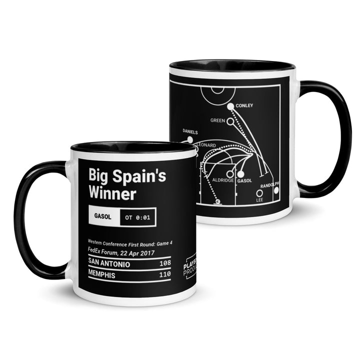 Memphis Grizzlies Greatest Plays Mug: Big Spain's Winner (2017)