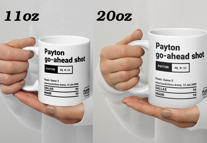 Miami Heat Greatest Plays Mug: Payton go-ahead shot (2006)