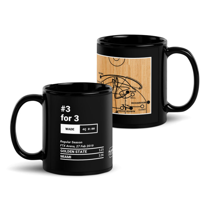 Miami Heat Greatest Plays Mug: #3 for 3 (2019)