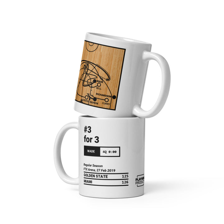 Miami Heat Greatest Plays Mug: #3 for 3 (2019)