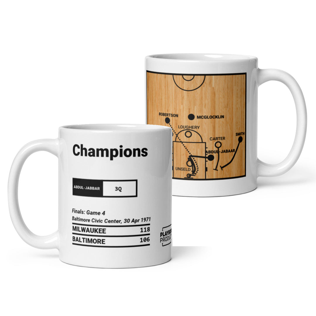 Milwaukee Bucks Greatest Plays Mug: Champions (1971)