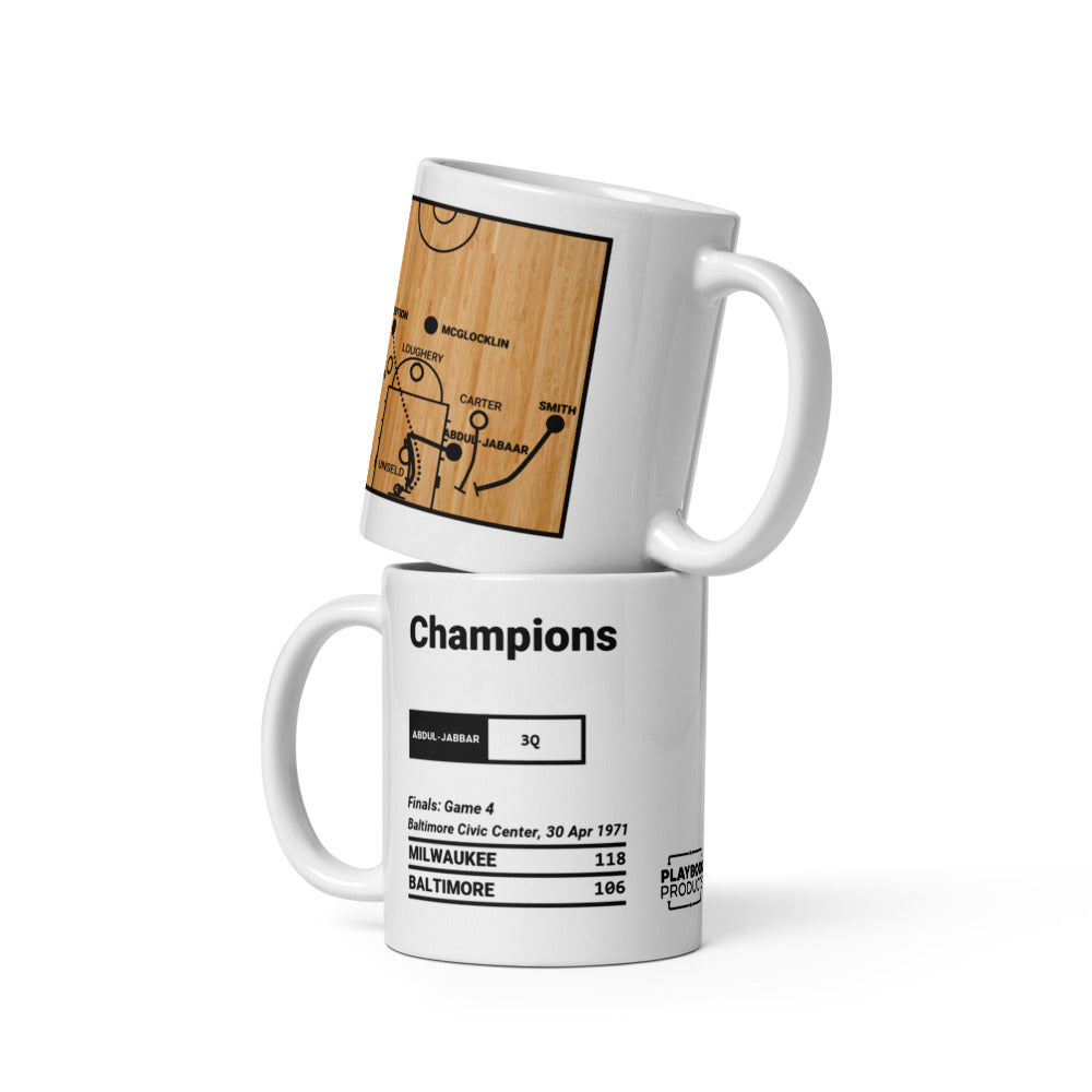 Milwaukee Bucks Greatest Plays Mug: Champions (1971)