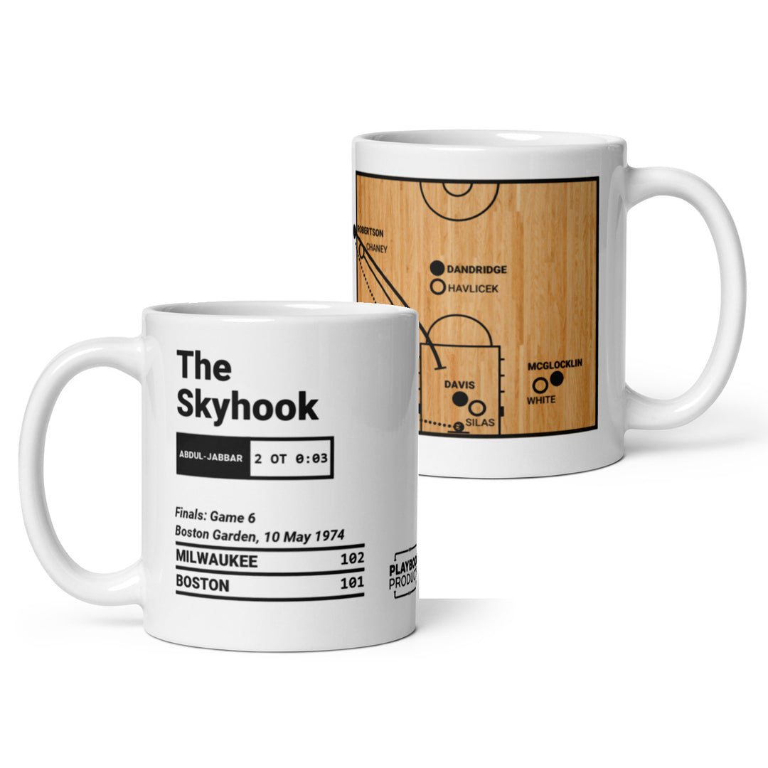 Milwaukee Bucks Greatest Plays Mug: The Skyhook (1974)
