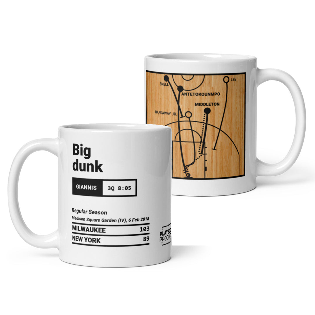 Milwaukee Bucks Greatest Plays Mug: Big dunk (2018)