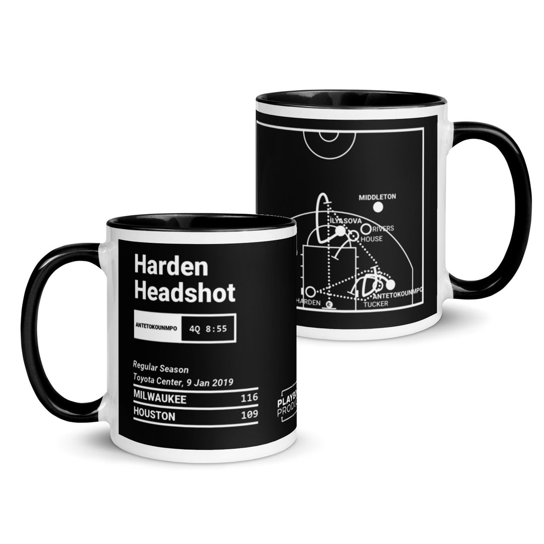 Oddest Bucks Plays Mug: Harden Headshot (2019)