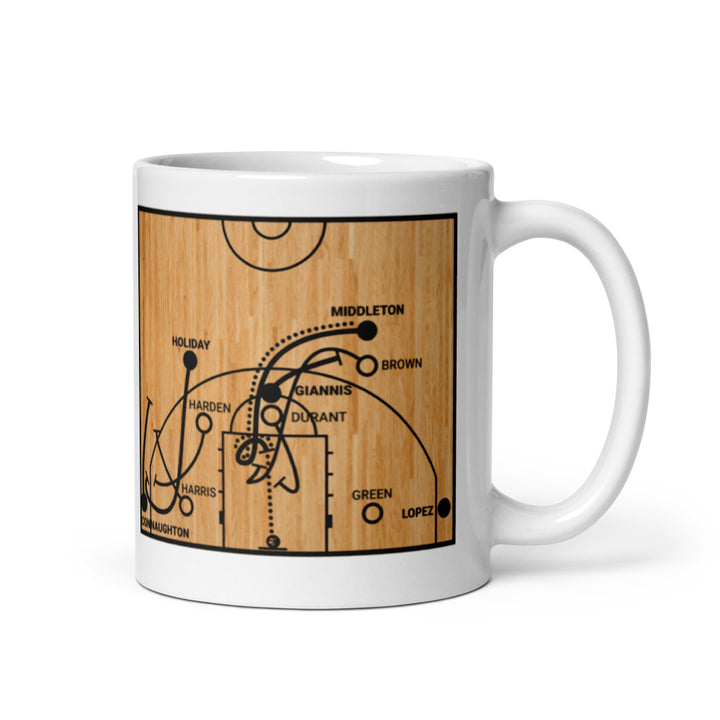 Milwaukee Bucks Greatest Plays Mug: Beating Brooklyn (2021)