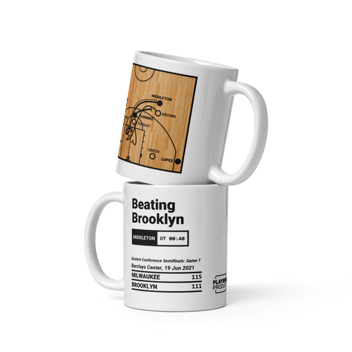 Milwaukee Bucks Greatest Plays Mug: Beating Brooklyn (2021)