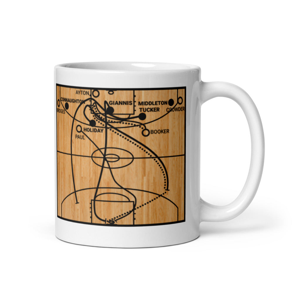 Milwaukee Bucks Greatest Plays Mug: Steal and Oop (2021)
