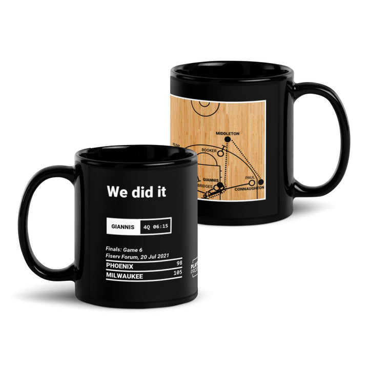 Milwaukee Bucks Greatest Plays Mug: We did it (2021)