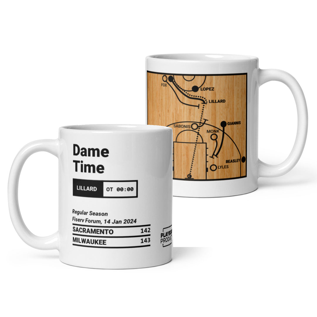 Milwaukee Bucks Greatest Plays Mug: Dame Time (2024)