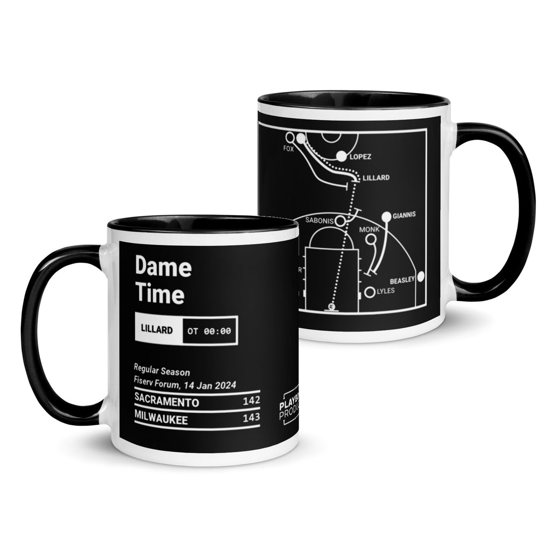 Milwaukee Bucks Greatest Plays Mug: Dame Time (2024)