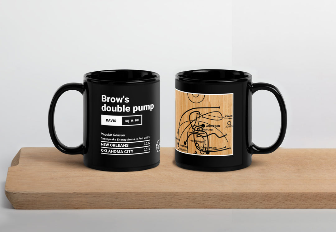 New Orleans Pelicans Greatest Plays Mug: Brow's double pump (2015)